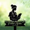 10b Black silhouette of a female nurse with stethoscope holding a clipboard above a memorial sign reading "In Loving Memory of Custom Name 1986-2026" on a green grassy background