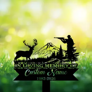 Personalized Hunting Memorial Sign