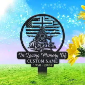 Personalized Soldier Memorial Sign