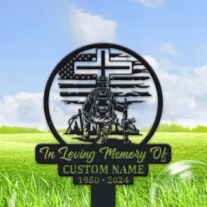 Personalized Soldier Memorial Sign