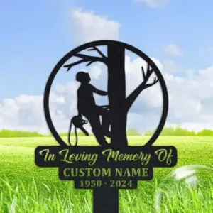 Personalized Tree Arborist Memorial Sign