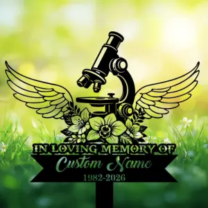 Personalized Science Memorial Sign