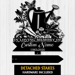 Personalized Gardening Memorial Garden Stake