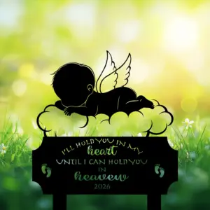 Personalized Baby Loss Memorial Garden Stake