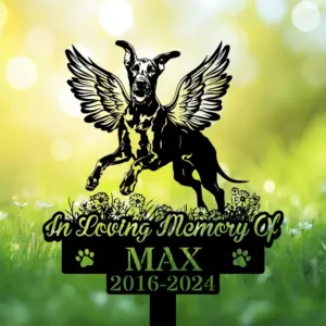 Personalized Great Dane Memorial Sign
