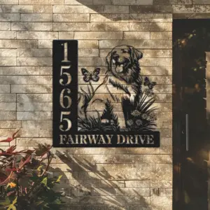 Personalized Great Pyrenees Memorial Address Sign