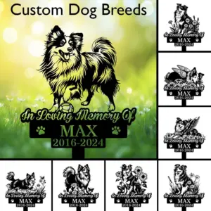 Personalized Shetland Sheepdog Memorial Sign