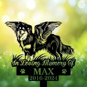Personalized Shetland Sheepdog Memorial Sign