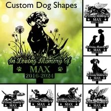 Personalized Dachshund Memorial Stake