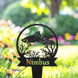 Custom Fish Memorial Marker