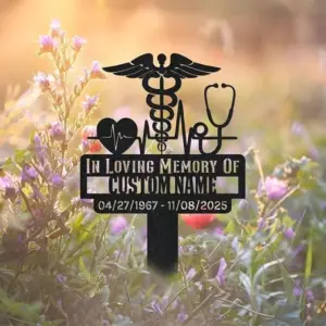 Personalized Nurse Memorial Sign