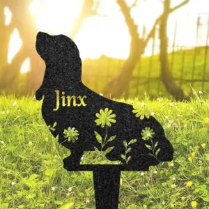 Personalized Basset Hound Memorial Sign
