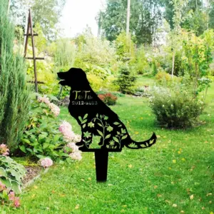 Personalized Labrador Memorial Sign