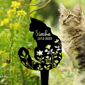 Personalized Cat Grave Marker