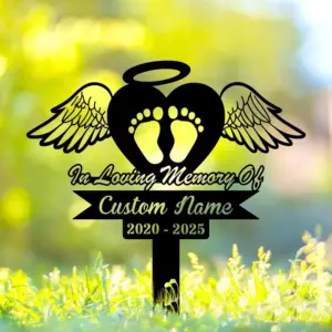 Personalized Infant Loss Memorial Stake