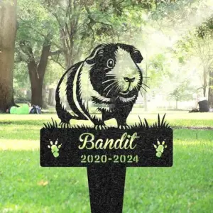 Custom Guinea Pig Memorial Garden Sign