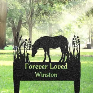 Personalized Horse Memorial Garden Stake