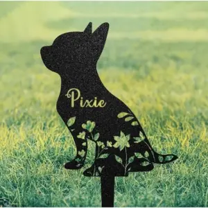 Personalized Chihuahua Memorial Garden Stake