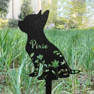 Personalized Chihuahua Memorial Garden Stake